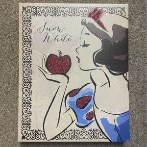 Artissimo Disney Princess Snow White 8x10 Wrapped Frame Canvas Wall Art